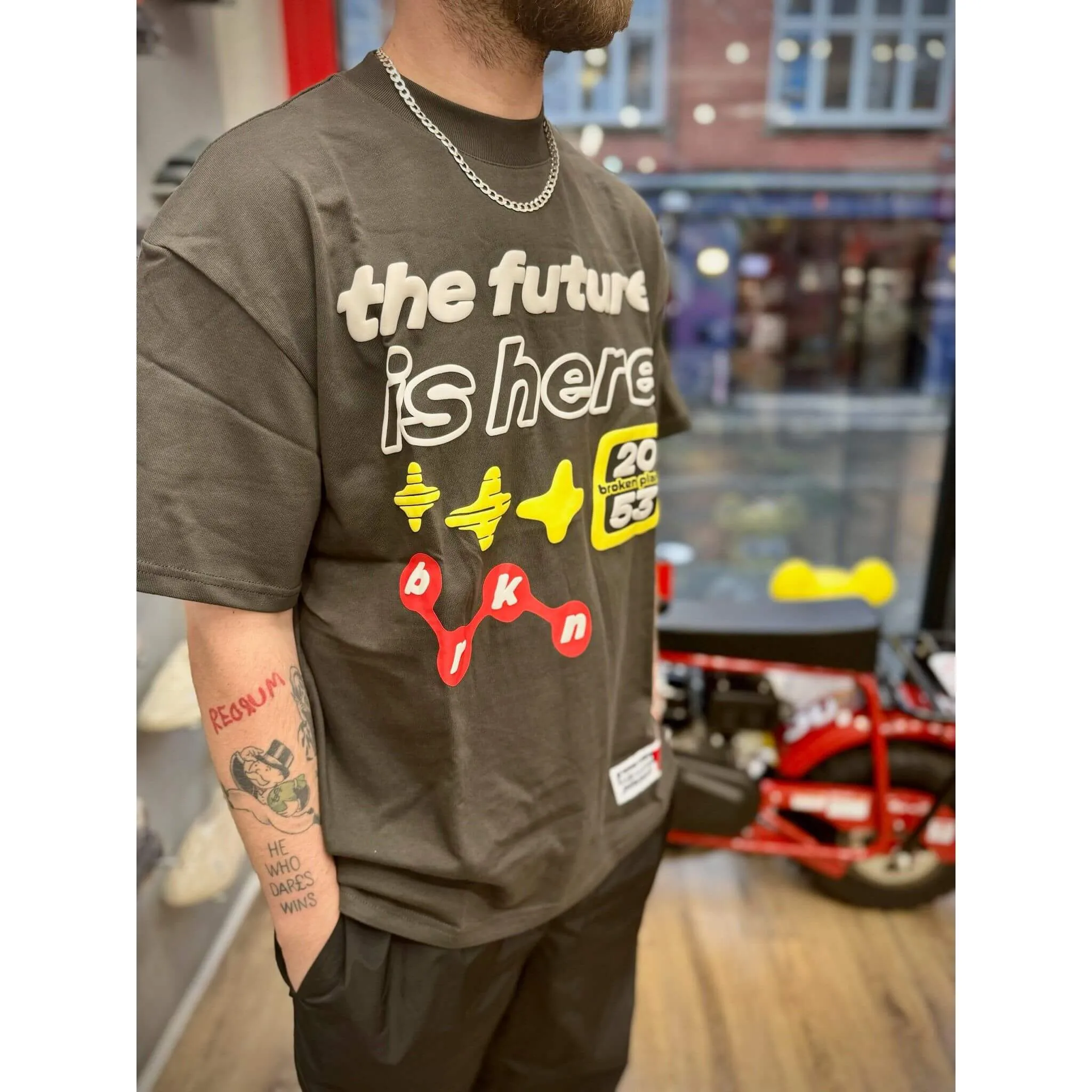 Broken Planet The Future Is Here Tee Black