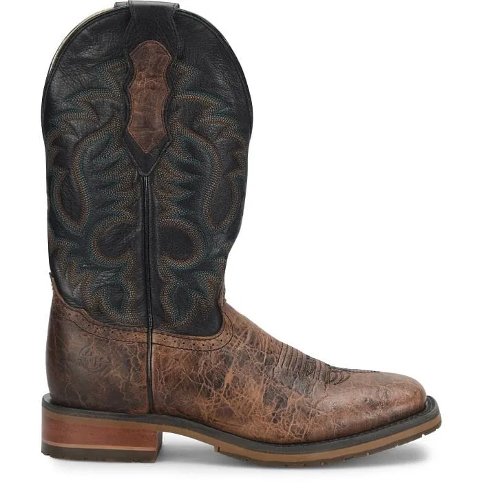 Double H Men's Cliff Everyday Carry Pocket Black Square Toe Work Boots DH8644