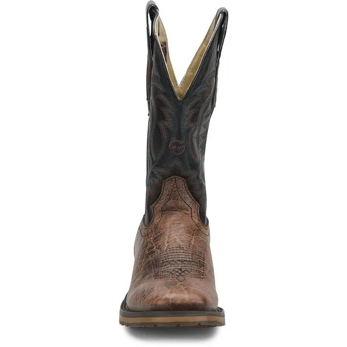 Double H Men's Cliff Everyday Carry Pocket Black Square Toe Work Boots DH8644