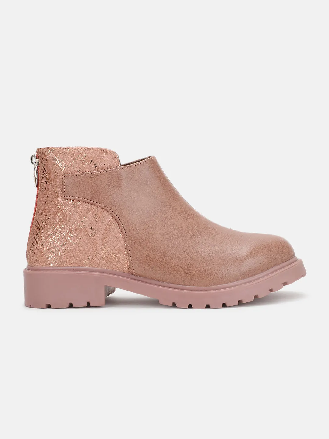 Solid Block Heels (Boots)