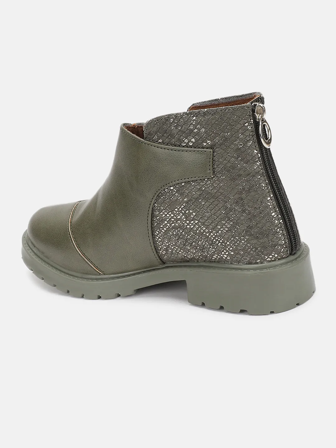 Solid Block Heels (Boots)