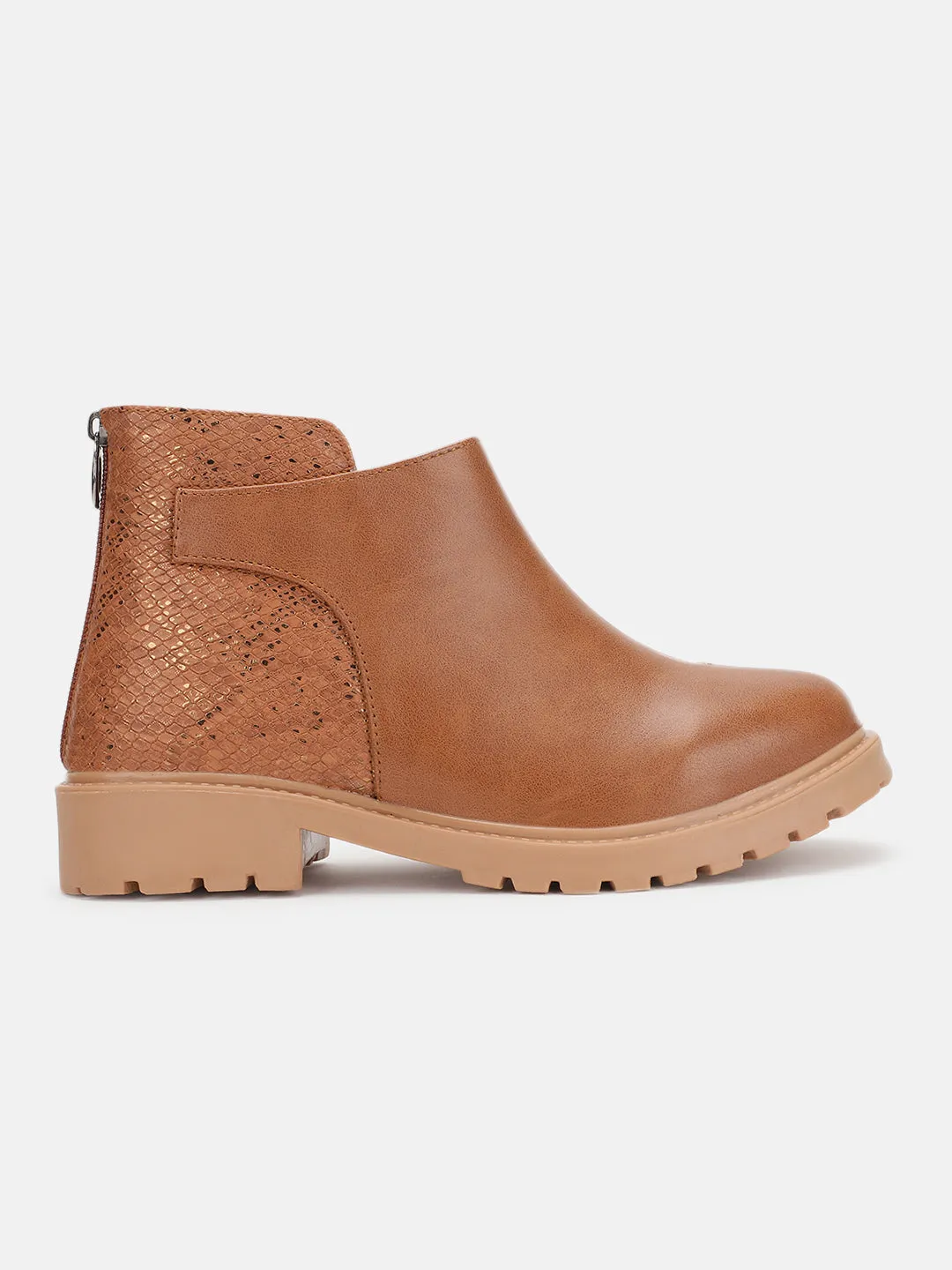 Solid Block Heels (Boots)
