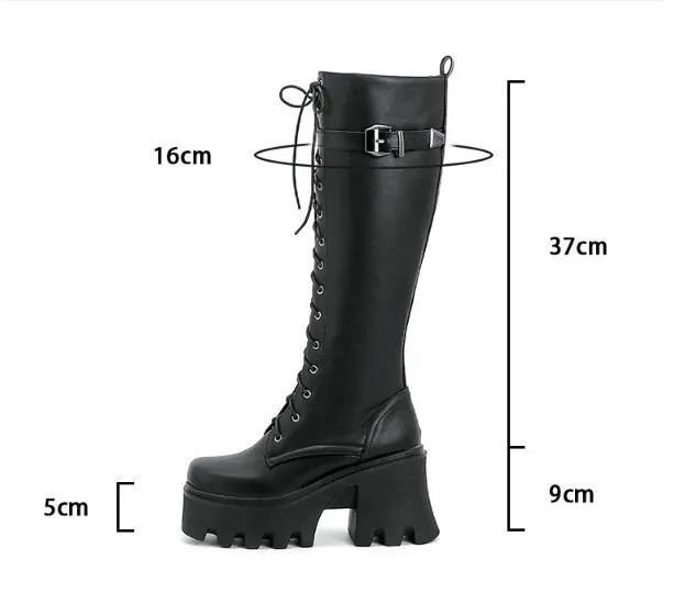 Toleet Long British Style High Boots