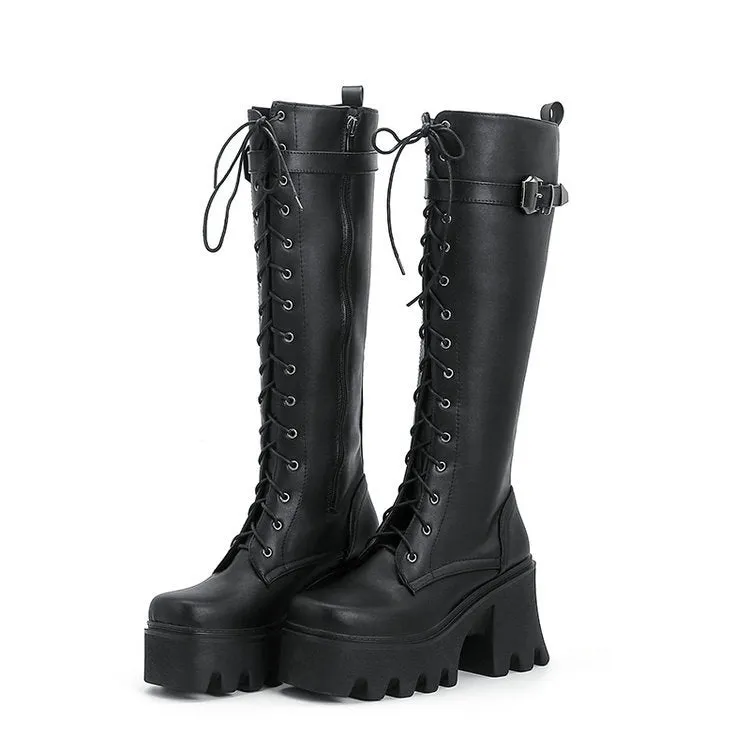 Toleet Long British Style High Boots