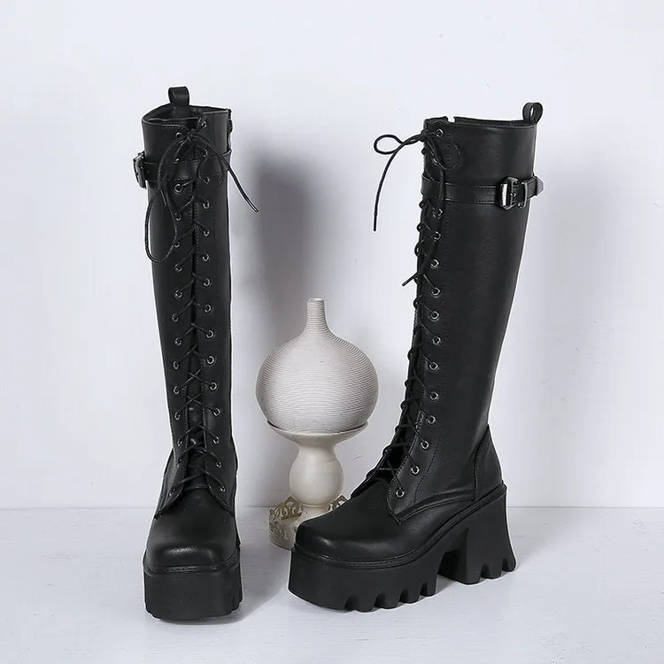 Toleet Long British Style High Boots