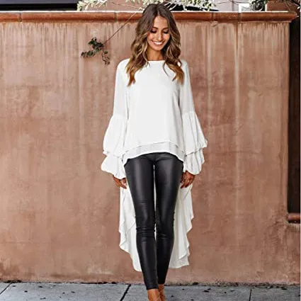 Women's Lantern Long Sleeve Casual Top