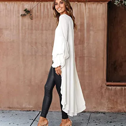 Women's Lantern Long Sleeve Casual Top